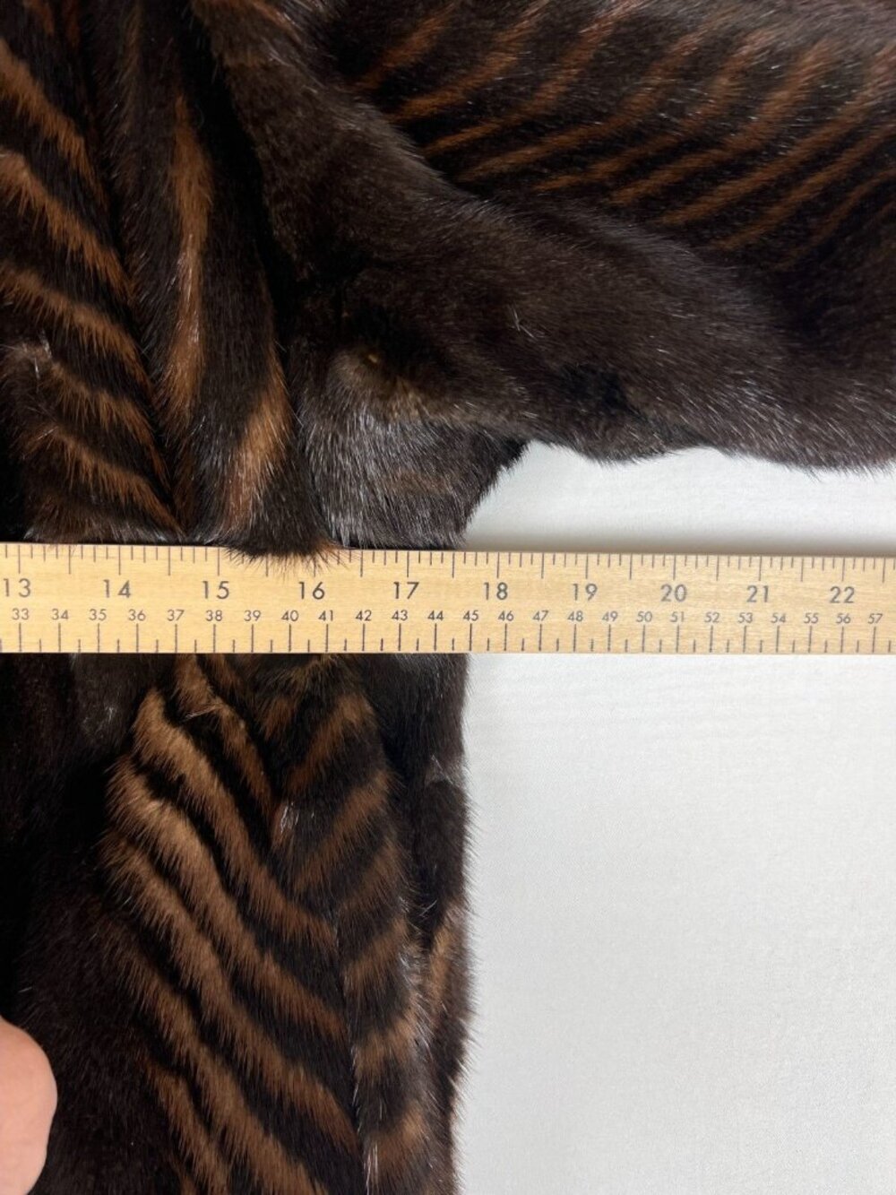 Vintage 70's Cheung's Furriers Women S/M Dark Brown Genuine Mink Fur Coat Jacket - Picture 8 of 8